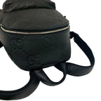 Gucci Jumbo GG Logo Leather Backpack Black — view 4