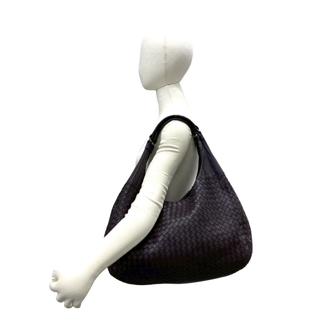 Bottega Veneta Intrecciato Leather Tote Shoulder Bag Brown — view 2