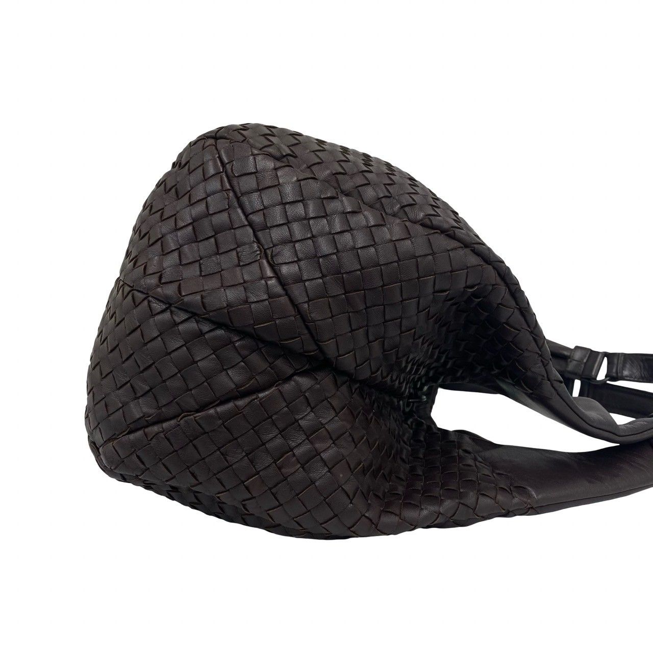 Bottega Veneta Intrecciato Leather Tote Shoulder Bag Brown — view 6