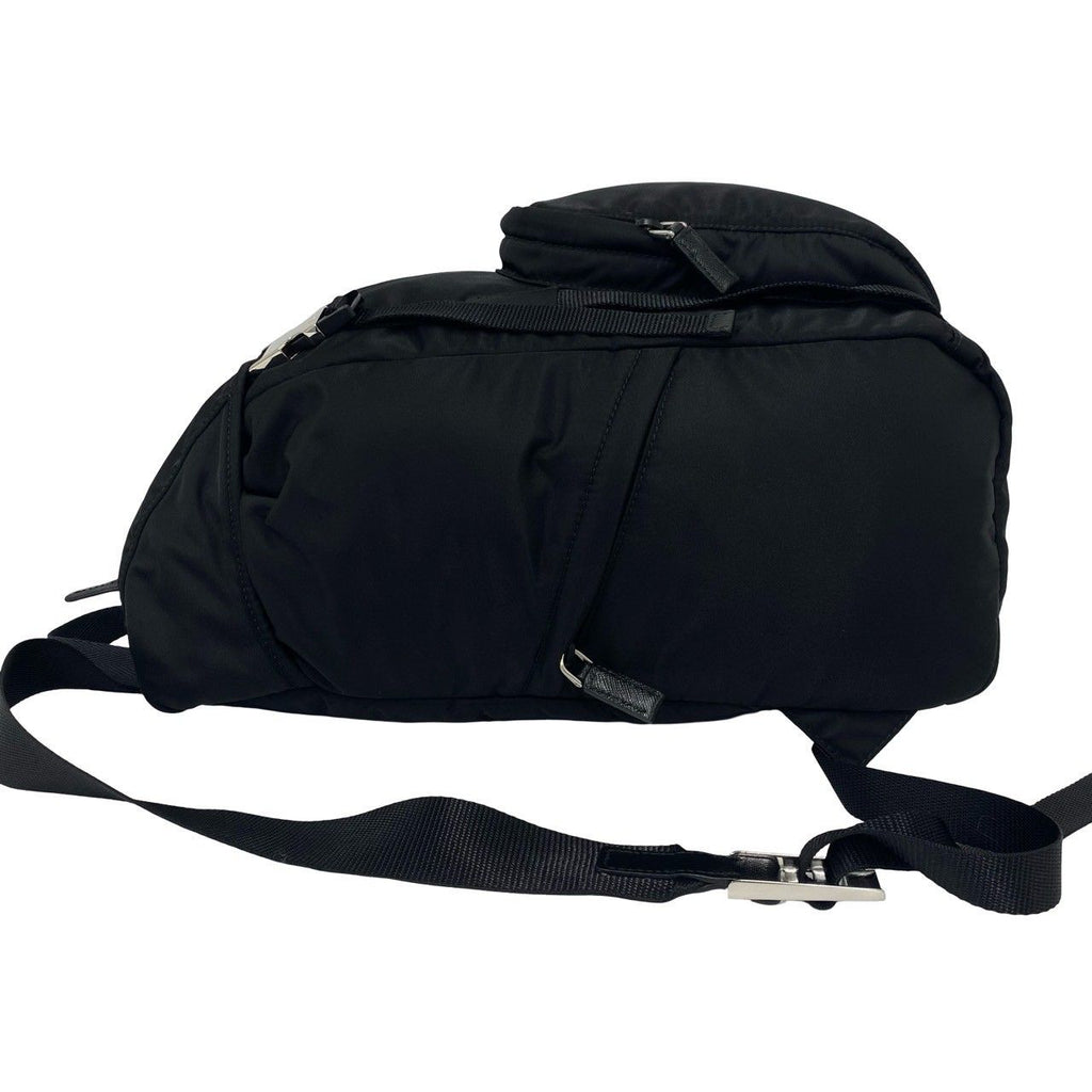 Prada Tessuto Nylon Backpack Black — view 5