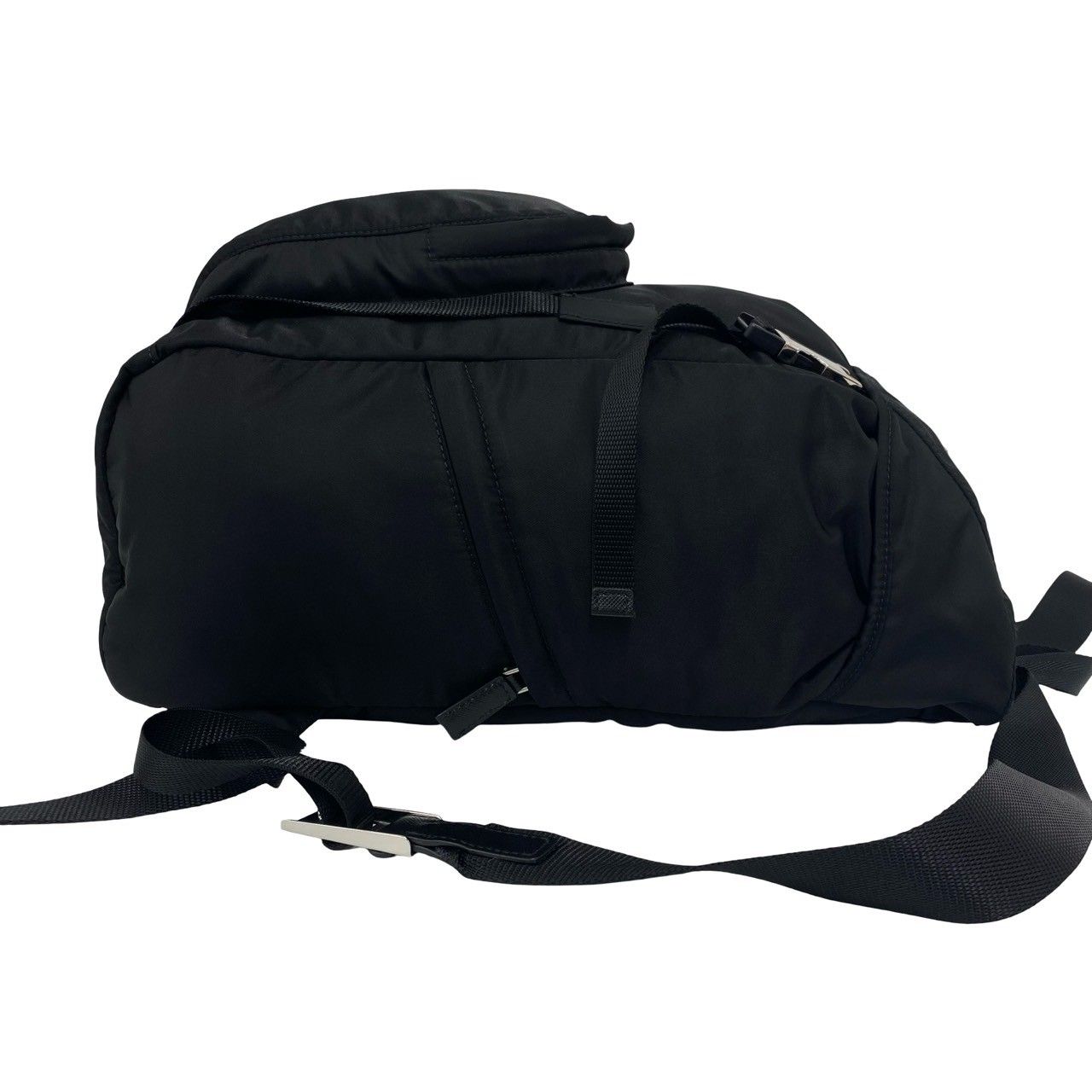 Prada Tessuto Nylon Backpack Black — view 6