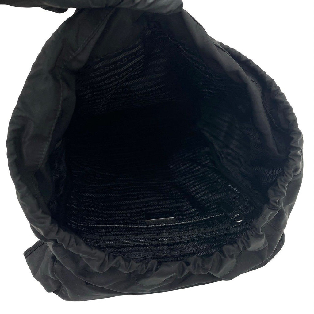 Prada Tessuto Nylon Backpack Black — view 9