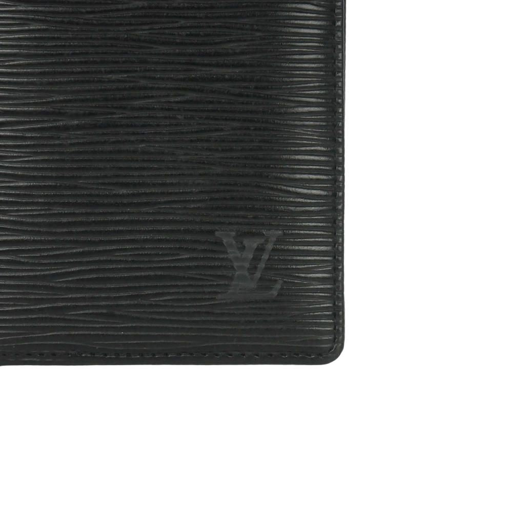 Louis Vuitton Agenda Posh Epi Notebook Cover Leather Black — view 2