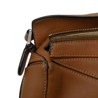 Loewe Anagram Puzzle Mini 2-Way Shoulder Bag Brown Leather — view 5