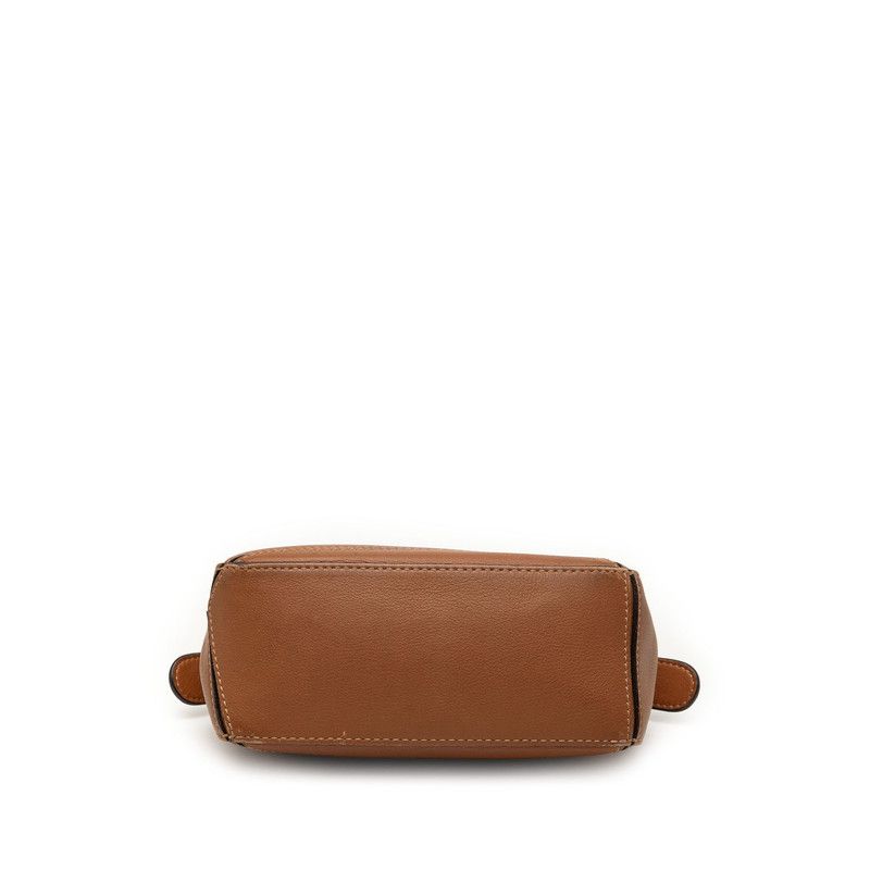 Loewe Anagram Puzzle Mini 2-Way Shoulder Bag Brown Leather — view 3