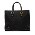 Gucci GG Canvas Tote Black