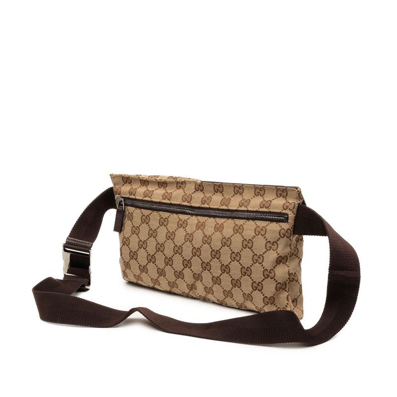 Gucci GG Canvas Waist Bag Beige Brown — view 2