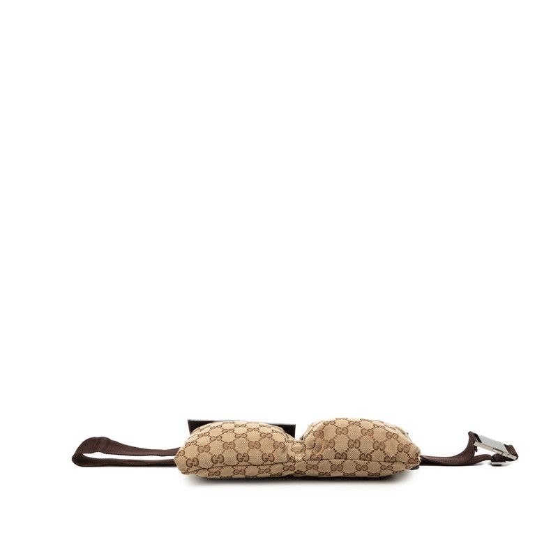 Gucci GG Canvas Waist Bag Beige Brown — view 3