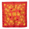 Hermes Carre 40 Tourne Sols Sunflower Scarf Orange Yellow Silk
