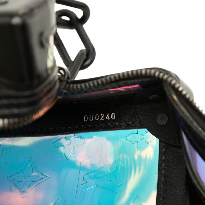Louis Vuitton Monogram Soft Trunk Crossbody Shoulder Bag Black Leather — view 6