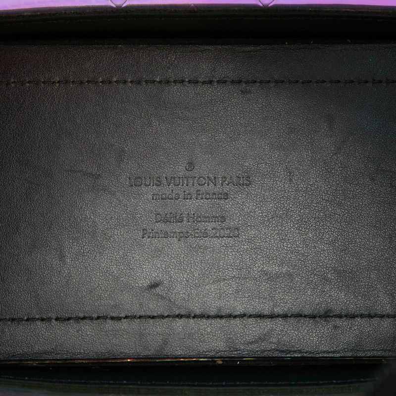Louis Vuitton Monogram Soft Trunk Crossbody Shoulder Bag Black Leather — view 5