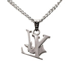 Louis Vuitton Monogram Low Chain Pendant Silver Metal — view 2