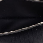 Louis Vuitton Monogram Eclipse Zippy Wallet Vertical Zip Around Black Gray — view 5