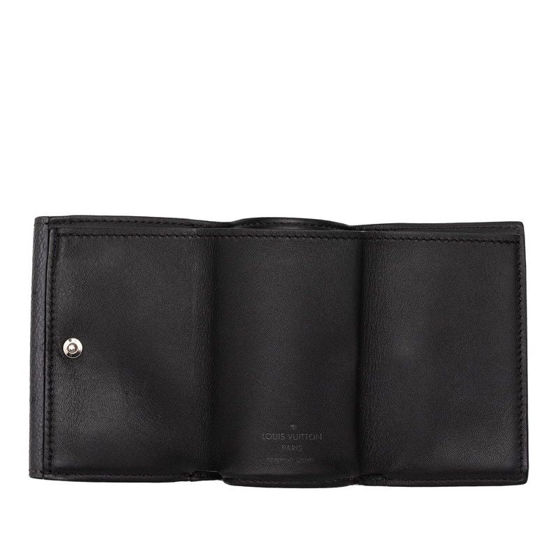 Louis Vuitton Monogram Eclipse Reverse Discovery Compact Wallet Trifold Gray — view 4
