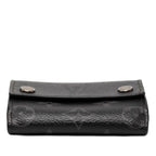 Louis Vuitton Monogram Eclipse Reverse Discovery Compact Wallet Trifold Gray — view 3