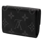 Louis Vuitton Monogram Eclipse Reverse Discovery Compact Wallet Trifold Gray — view 2