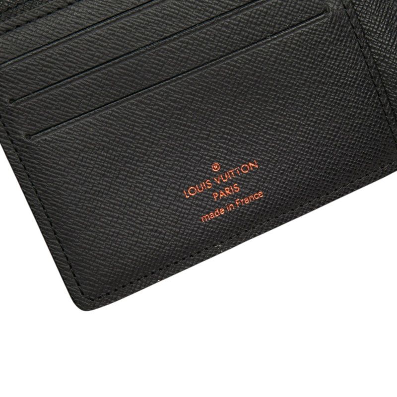 Louis Vuitton Monogram Ink Upside Down Portefeuille Multiple Bifold Wallet Navy — view 5