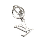 Louis Vuitton Porte Cles LV Chromatic Key Holder Charm Silver Black Metal — view 2