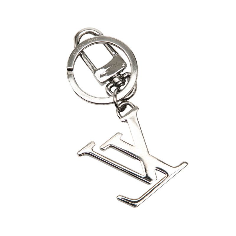 Louis Vuitton Porte Cles LV Chromatic Key Holder Charm Silver Black Metal — view 2