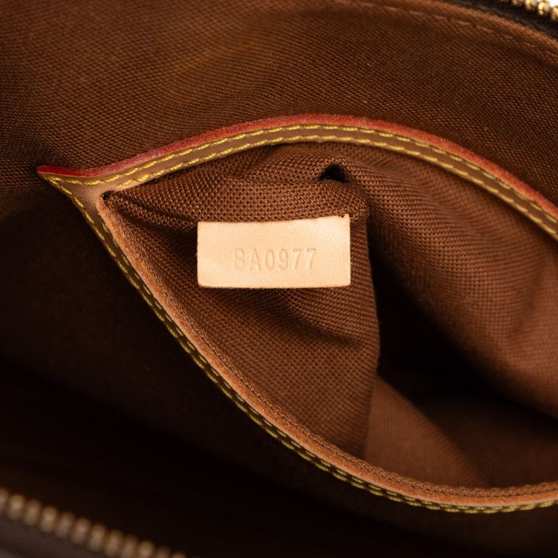 Louis Vuitton Monogram Alma PM Handbag Brown Leather — view 7