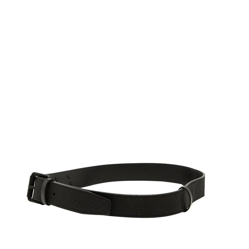 Louis Vuitton Monogram Taurillon Ceinture Signature 90 36 Black Leather Belt — view 2