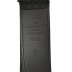 Louis Vuitton Monogram Taurillon Ceinture Signature 90 36 Black Leather Belt — view 6