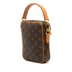 Louis Vuitton Monogram Archive Danube 2-Way Shoulder Bag Brown Leather — view 2