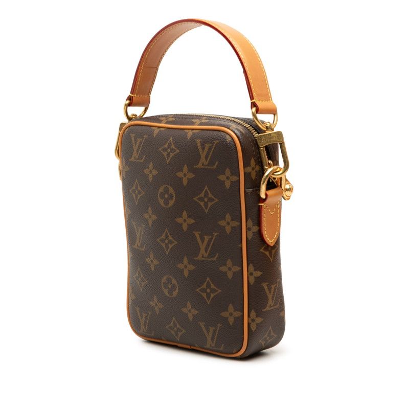Louis Vuitton Monogram Archive Danube 2-Way Shoulder Bag Brown Leather — view 2