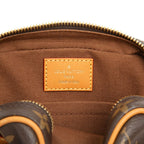 Louis Vuitton Monogram Archive Danube 2-Way Shoulder Bag Brown Leather — view 5