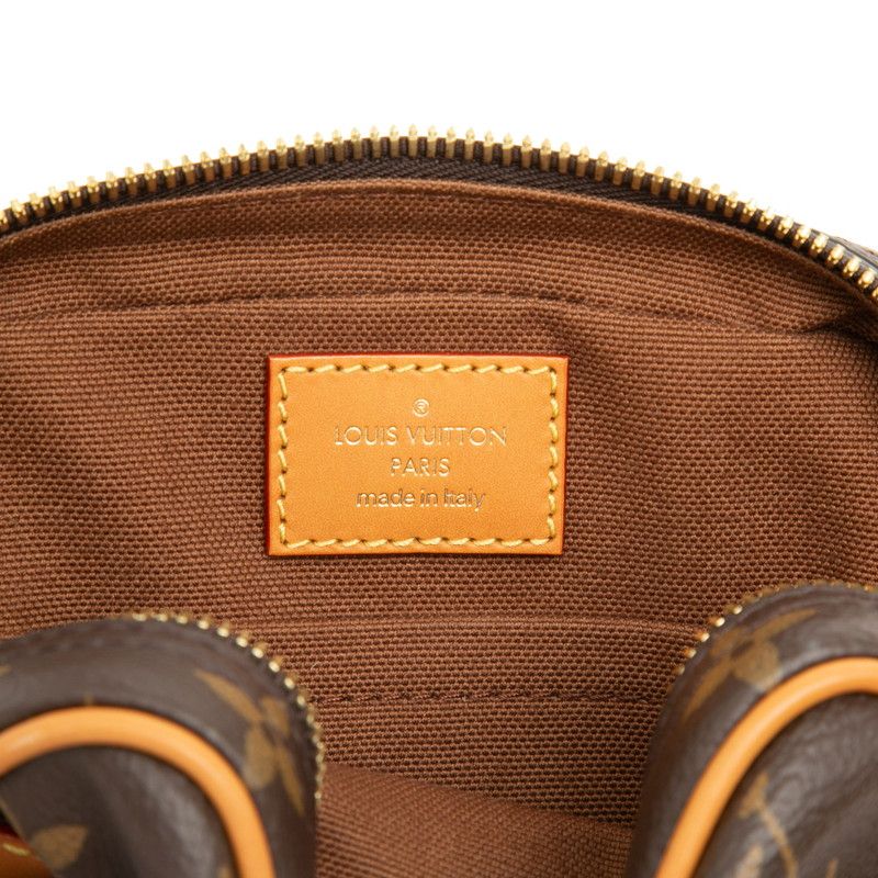 Louis Vuitton Monogram Archive Danube 2-Way Shoulder Bag Brown Leather — view 5