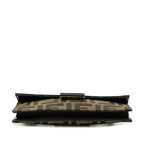 Fendi Zucca Marsupio Baguette Crossbody Shoulder Bag Brown Black Canvas Leather — view 3