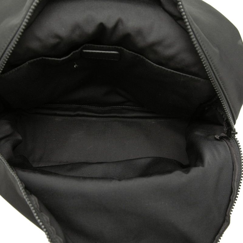 Dior Homme Kaws Bee Logo Backpack Black Canvas Leather — view 4
