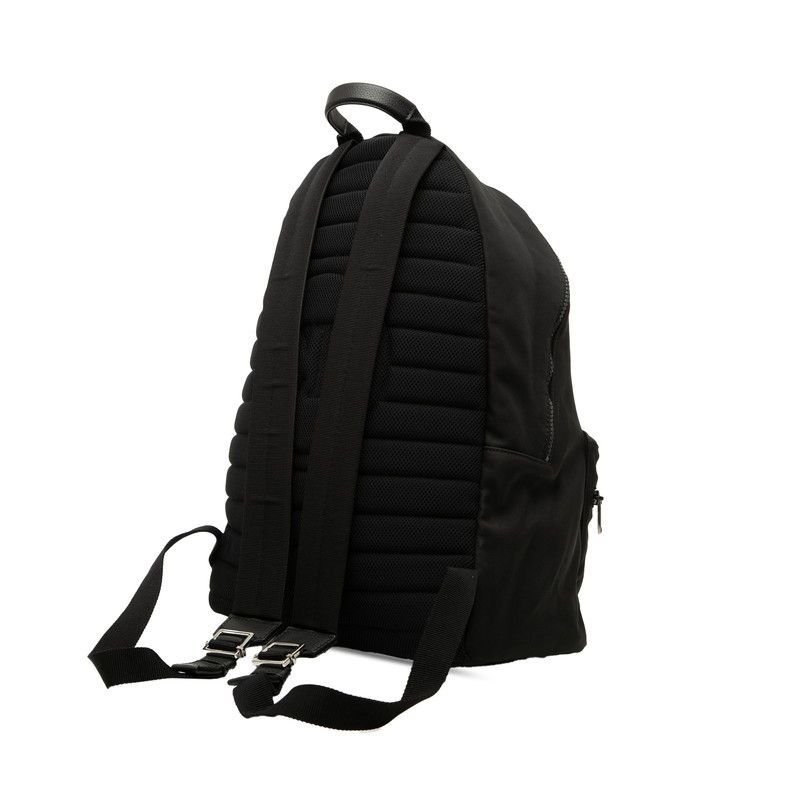 Dior Homme Kaws Bee Logo Backpack Black Canvas Leather — view 2