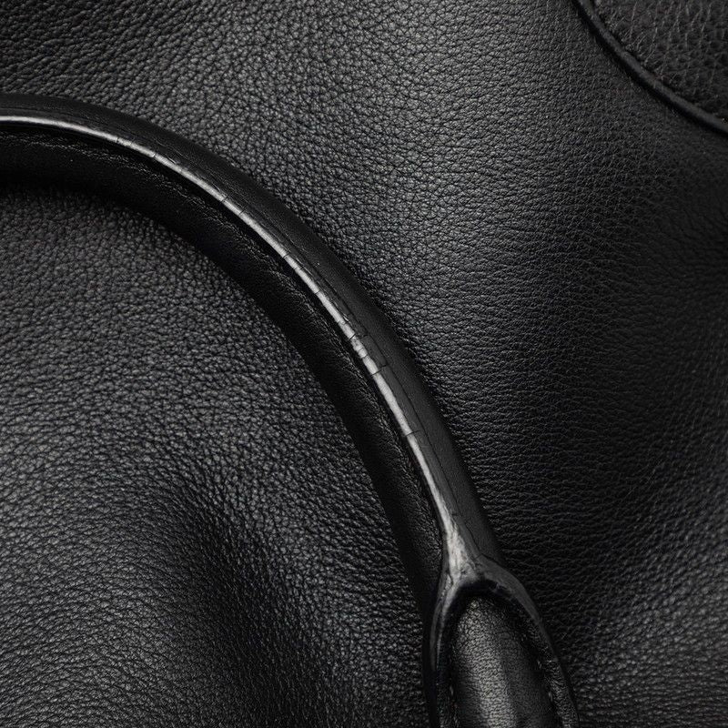 Loewe Anagram 2-Way Shoulder Bag Black Leather — view 5