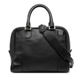 Loewe Anagram 2-Way Shoulder Bag Black Leather