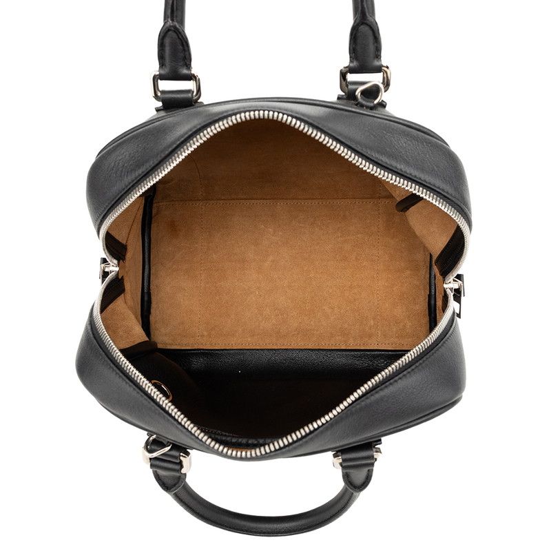 Loewe Anagram 2-Way Shoulder Bag Black Leather — view 6