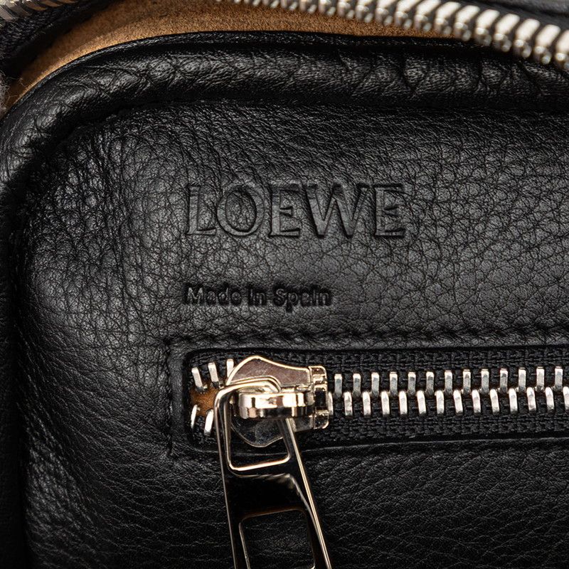 Loewe Anagram 2-Way Shoulder Bag Black Leather — view 7