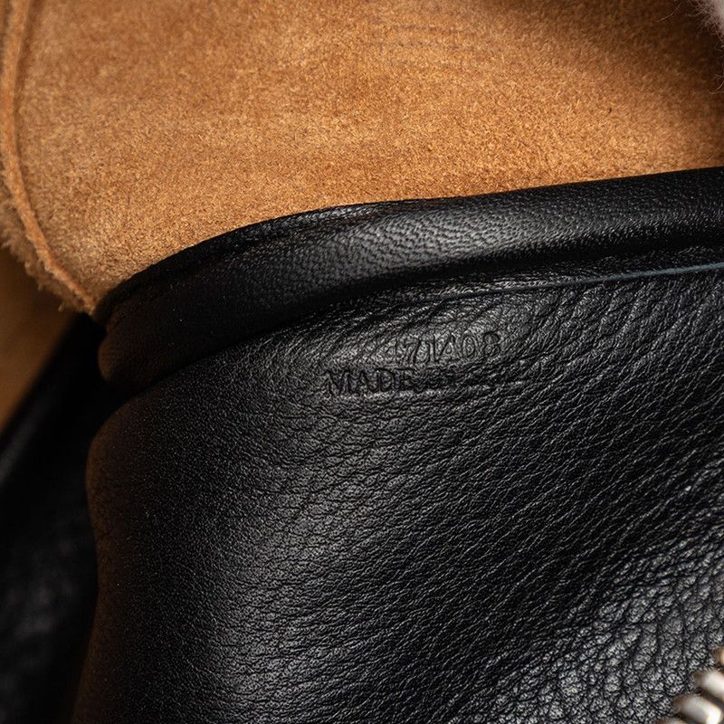 Loewe Anagram 2-Way Shoulder Bag Black Leather — view 4