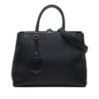 Fendi Toujour 2-Way Shoulder Bag Navy Leather