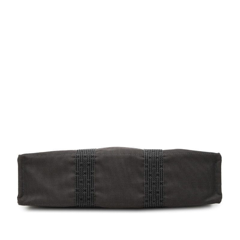 Hermes Her Line MM Tote Gray Canvas — view 3