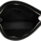Gucci GG Supreme Sherry Line Clutch Black Leather — view 4