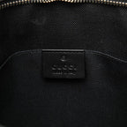 Gucci GG Supreme Sherry Line Clutch Black Leather — view 5
