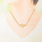 Prada Necklace Metal Gold — view 6