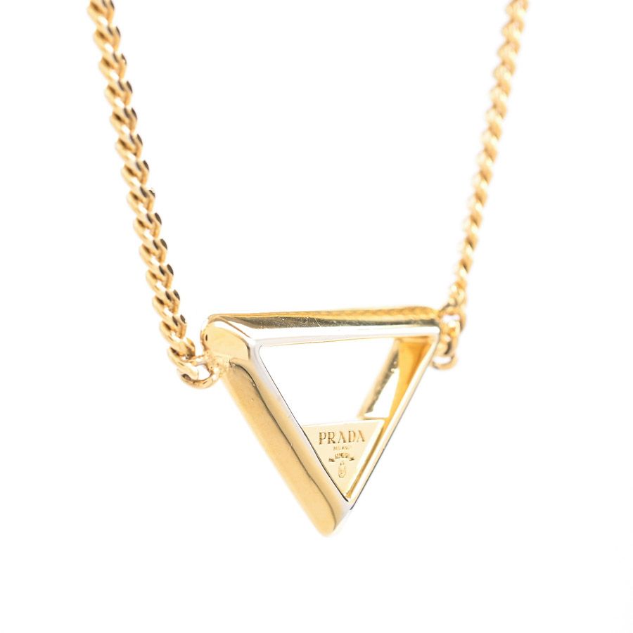 Prada Necklace Metal Gold — view 2