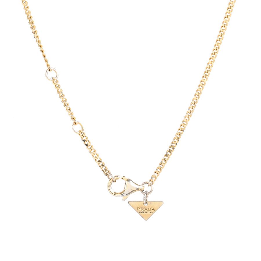 Prada Necklace Metal Gold — view 4