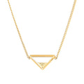 Prada Necklace Metal Gold