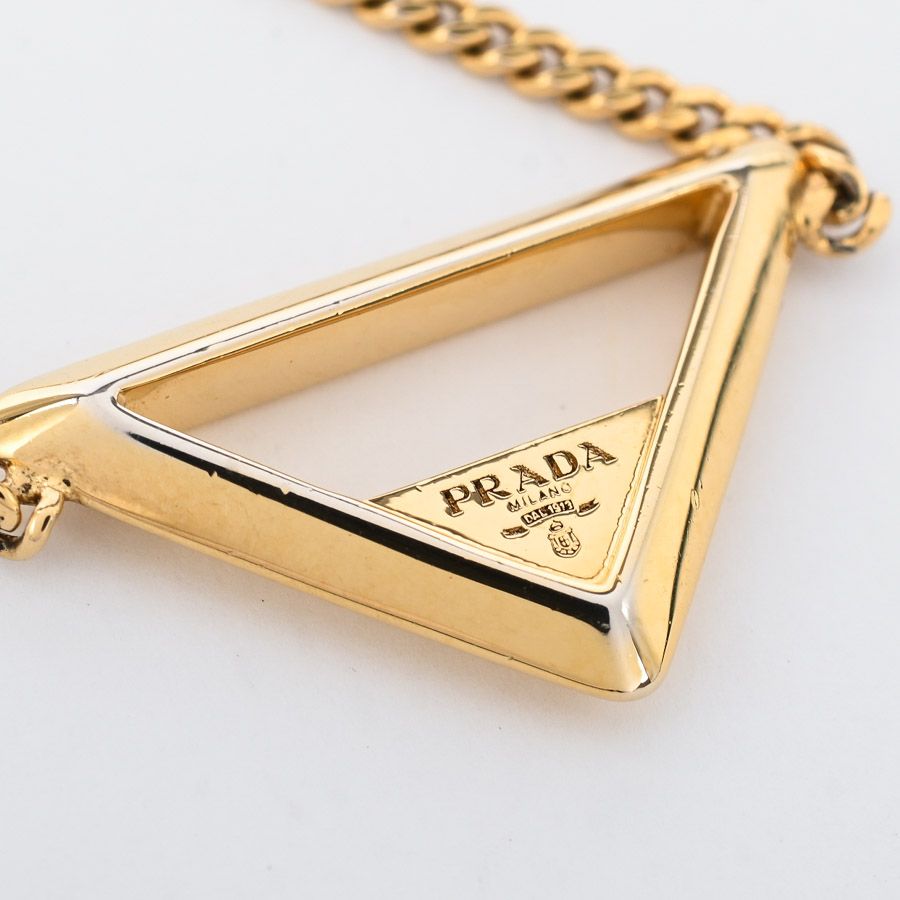 Prada Necklace Metal Gold — view 7