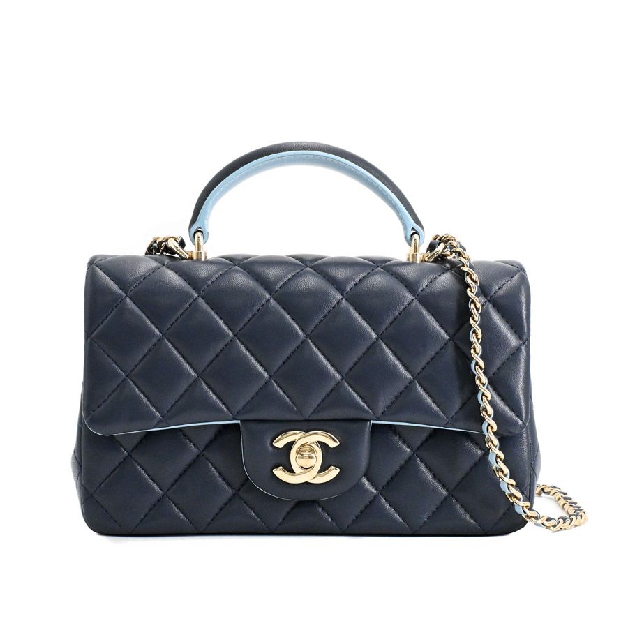 Chanel Handbag Top Handle Mini Flap
