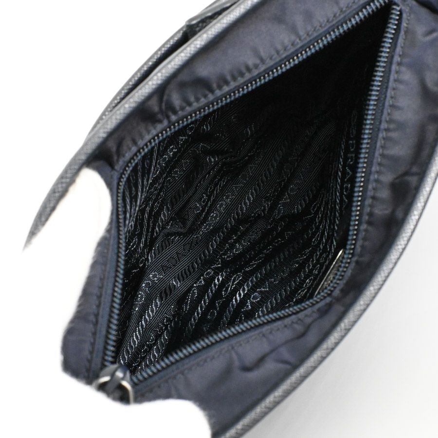 Prada Shoulder Bag Navy — view 4