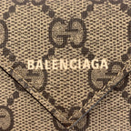 Gucci the Hacker Project Paper Mini Wallet Beige — view 6